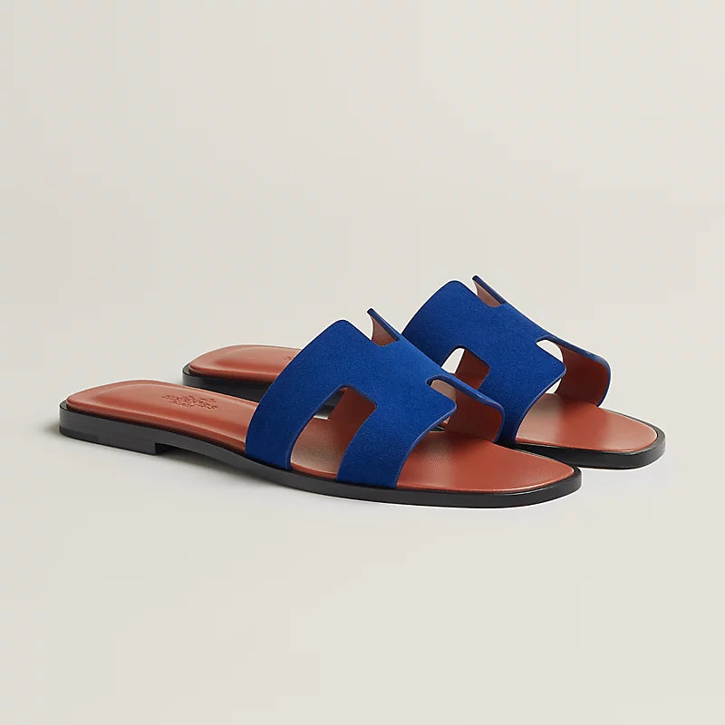 Vert Lierre - Rose Antique Oran sandal