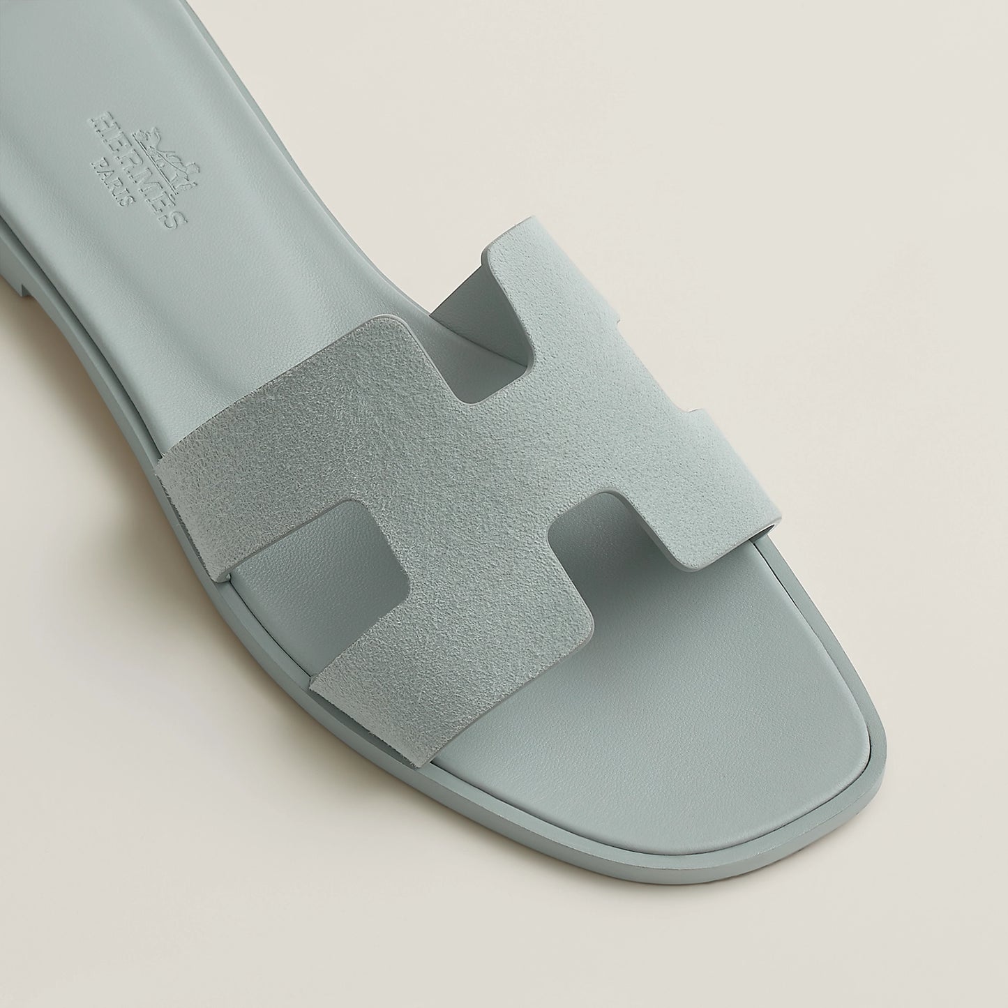 Gris Nuage - Rouge H/Naturel Oran sandal