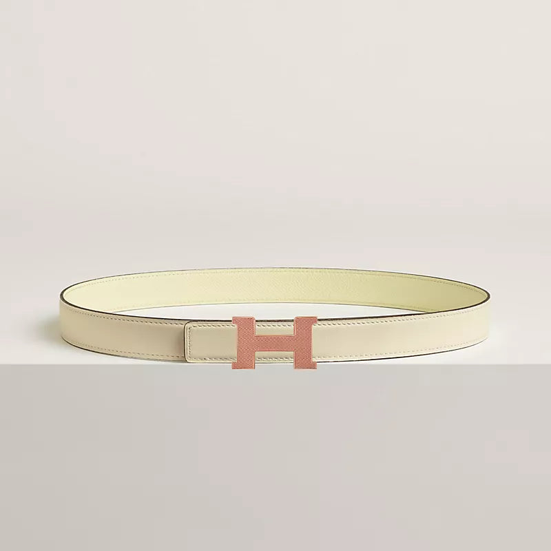 Mini Constance Guillochee Belt Buckle & Reversible Leather Strap 24 MM