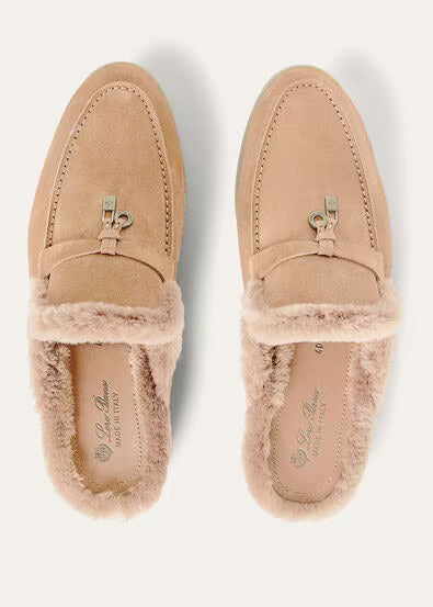 Strawberry Frosting - Midnight Blue Charms Walk Babouche Loafer