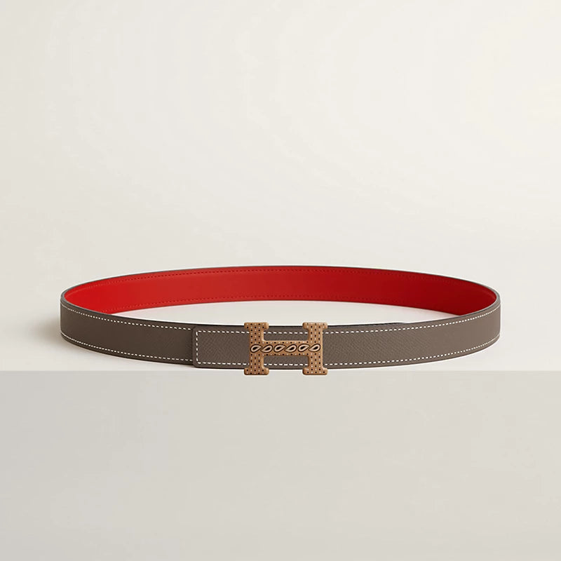 H Email Bandana belt buckle & Bandana leather strap 24 mm