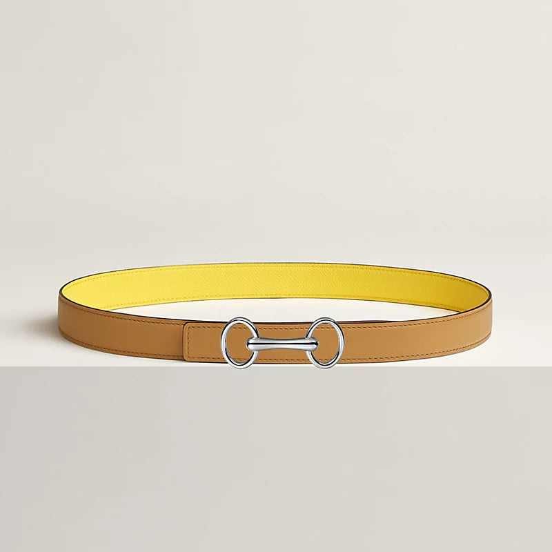 Heritage Belt Buckle & Reversible Leather Strap 24 MM