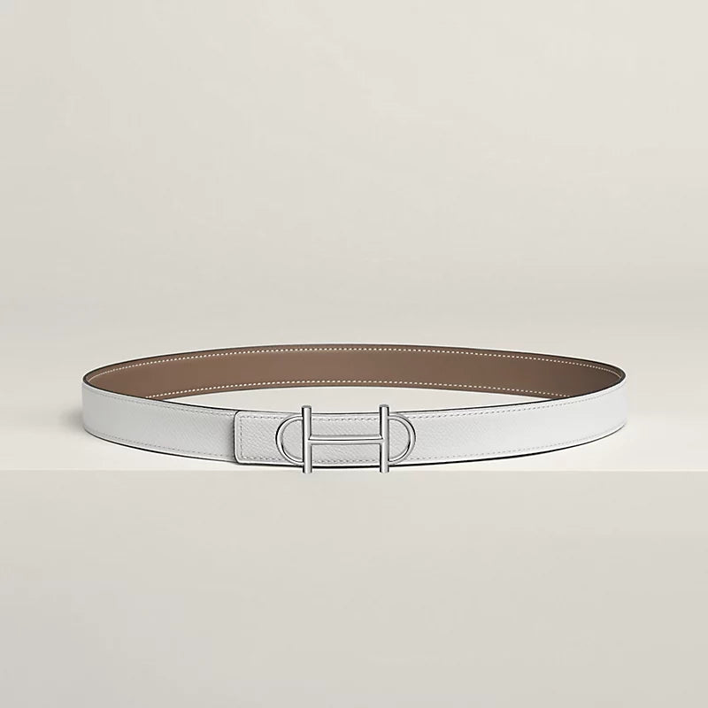 Gamma Belt Buckle & Reversible Leather Strap 24 MM