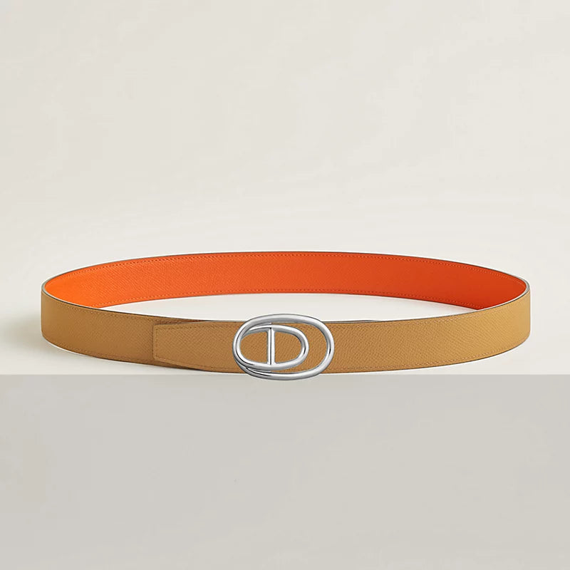 Odyssee Belt Buckle & Reversible Leather Strap 32 MM