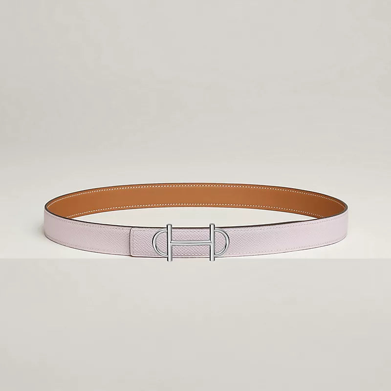 Gamma Belt Buckle & Reversible Leather Strap 24 MM
