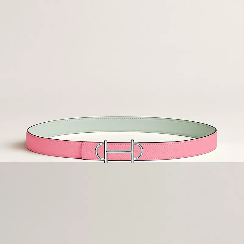 Gamma Belt Buckle & Reversible Leather Strap 24 MM