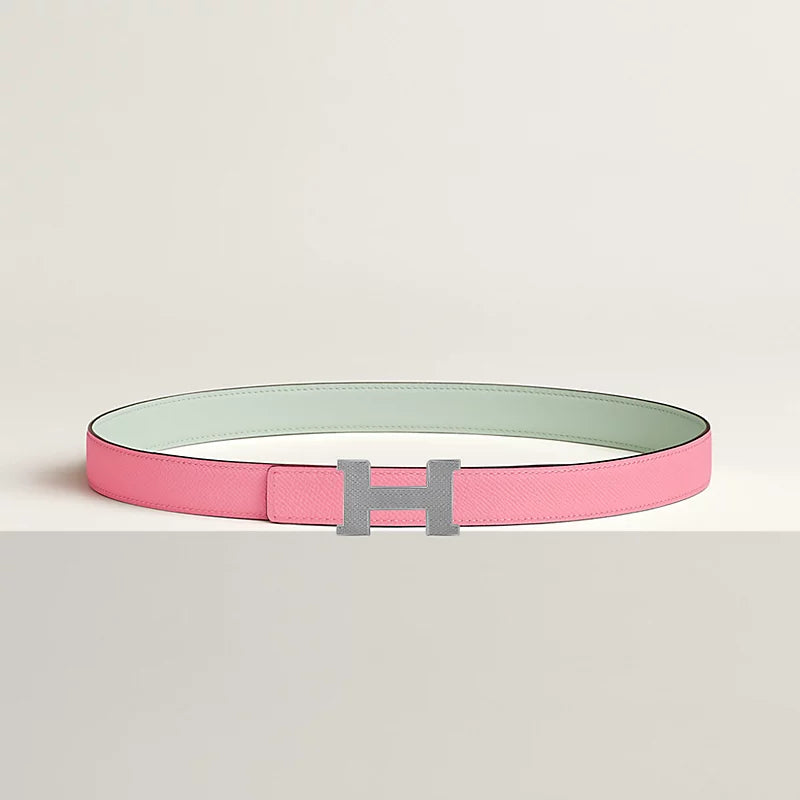 Mini Constance Guillochee Belt Buckle & Reversible Leather Strap 24 MM