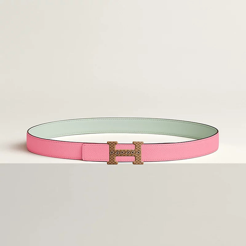 H Email Bandana belt buckle & Bandana leather strap 24 mm