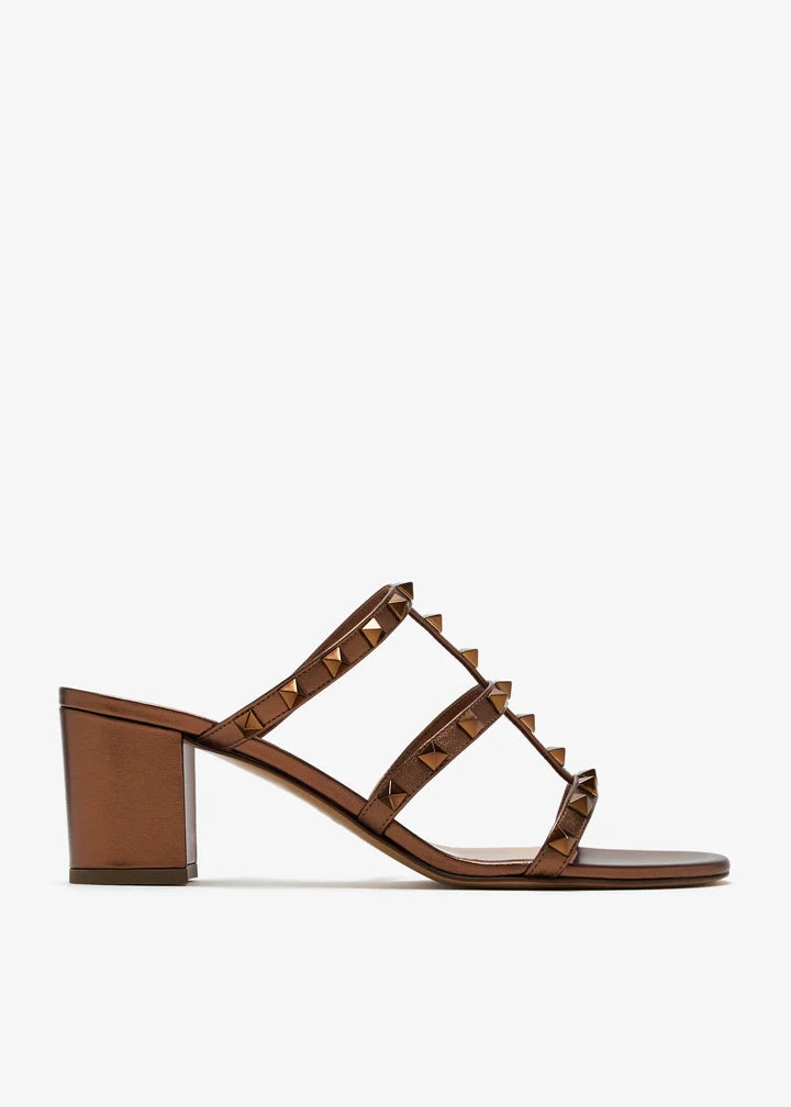 Black - Gold Valentino Garavani Rockstud sandals