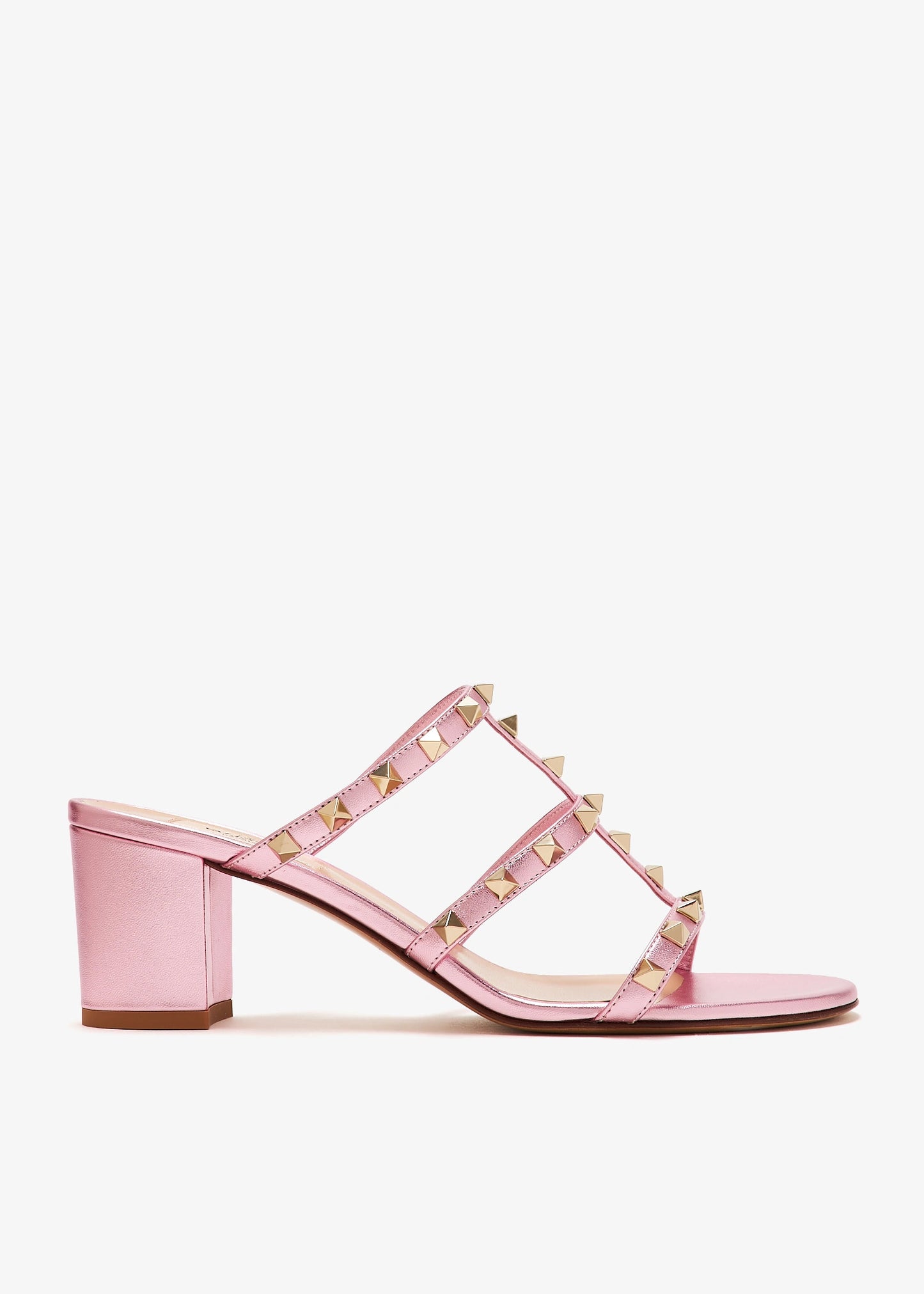 Black - Burgundy Valentino Garavani Rockstud sandals