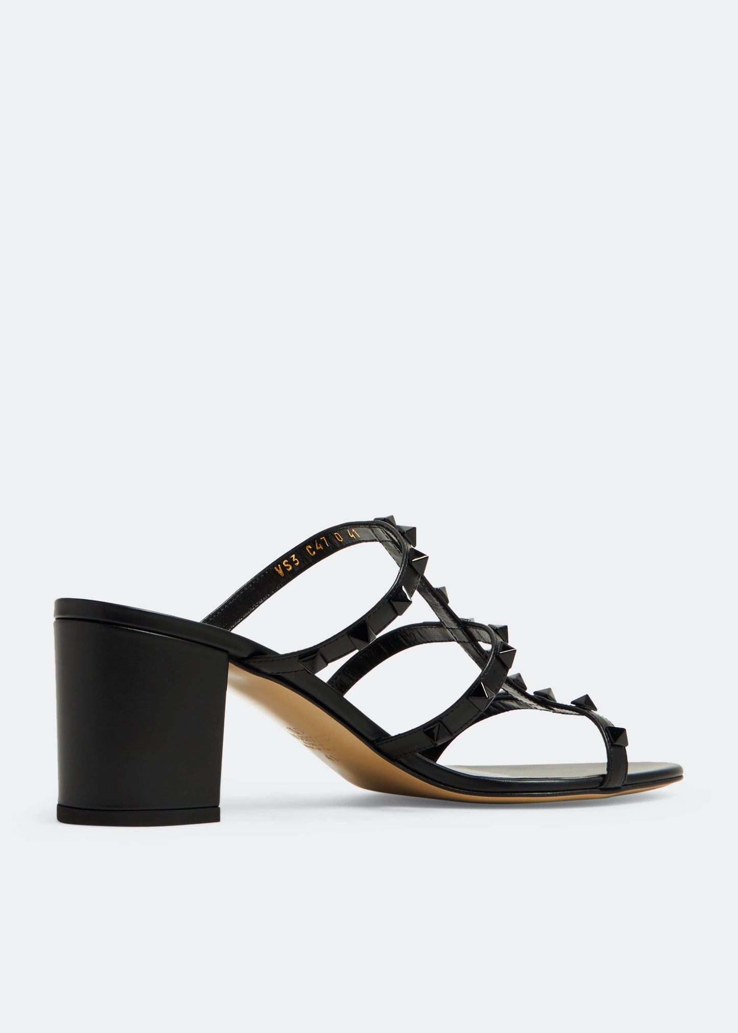 Black - Gold Valentino Garavani Rockstud sandals