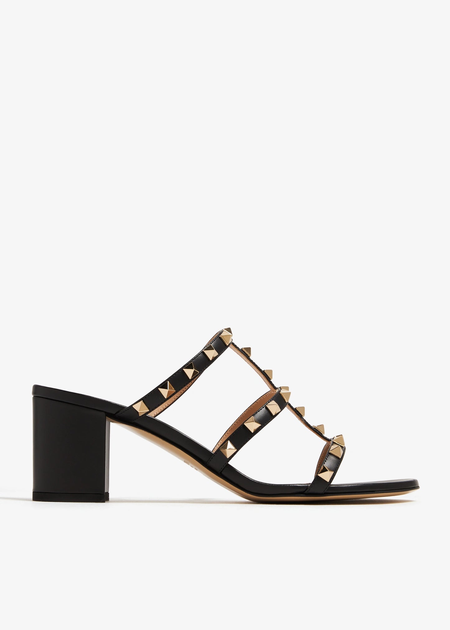 Black - Burgundy Valentino Garavani Rockstud sandals