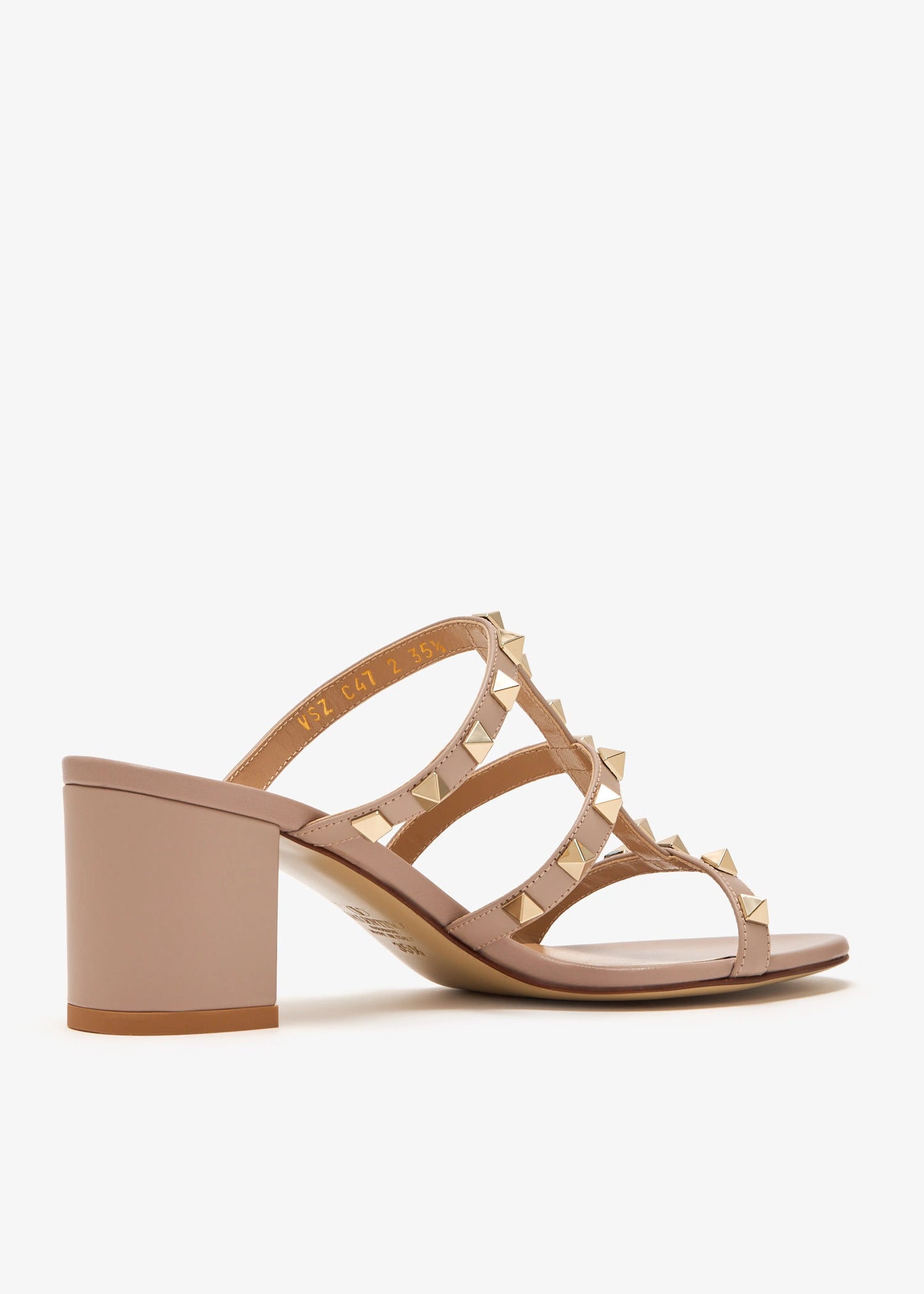 Black - Burgundy Valentino Garavani Rockstud sandals
