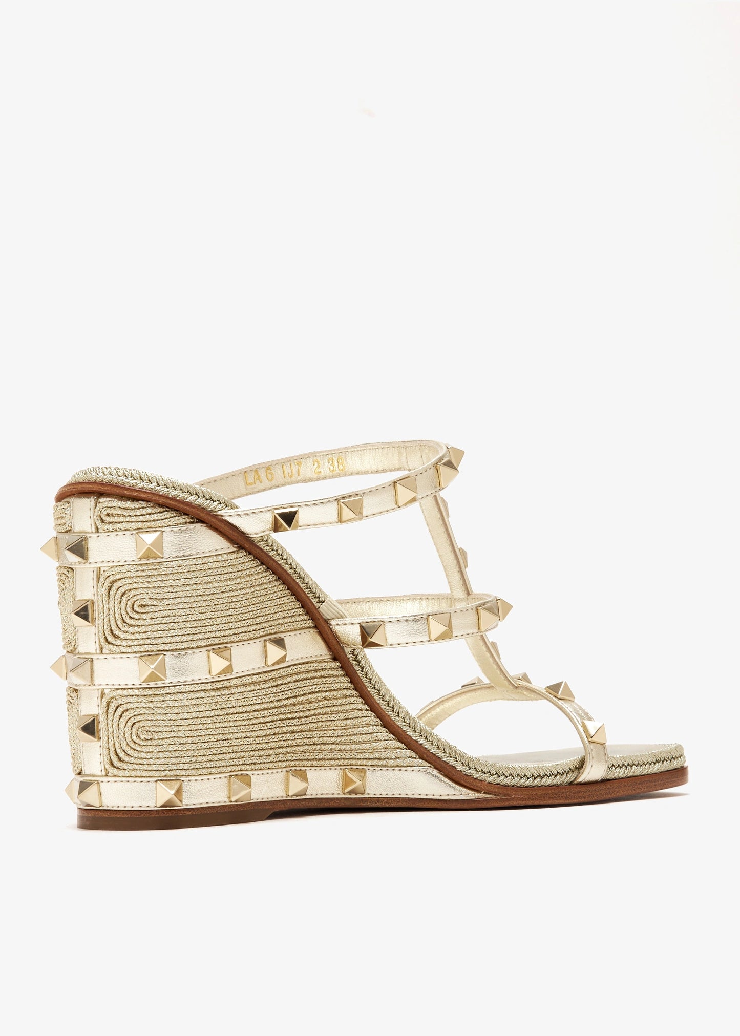 Valentino Garavani Rockstud wedge espadrilles