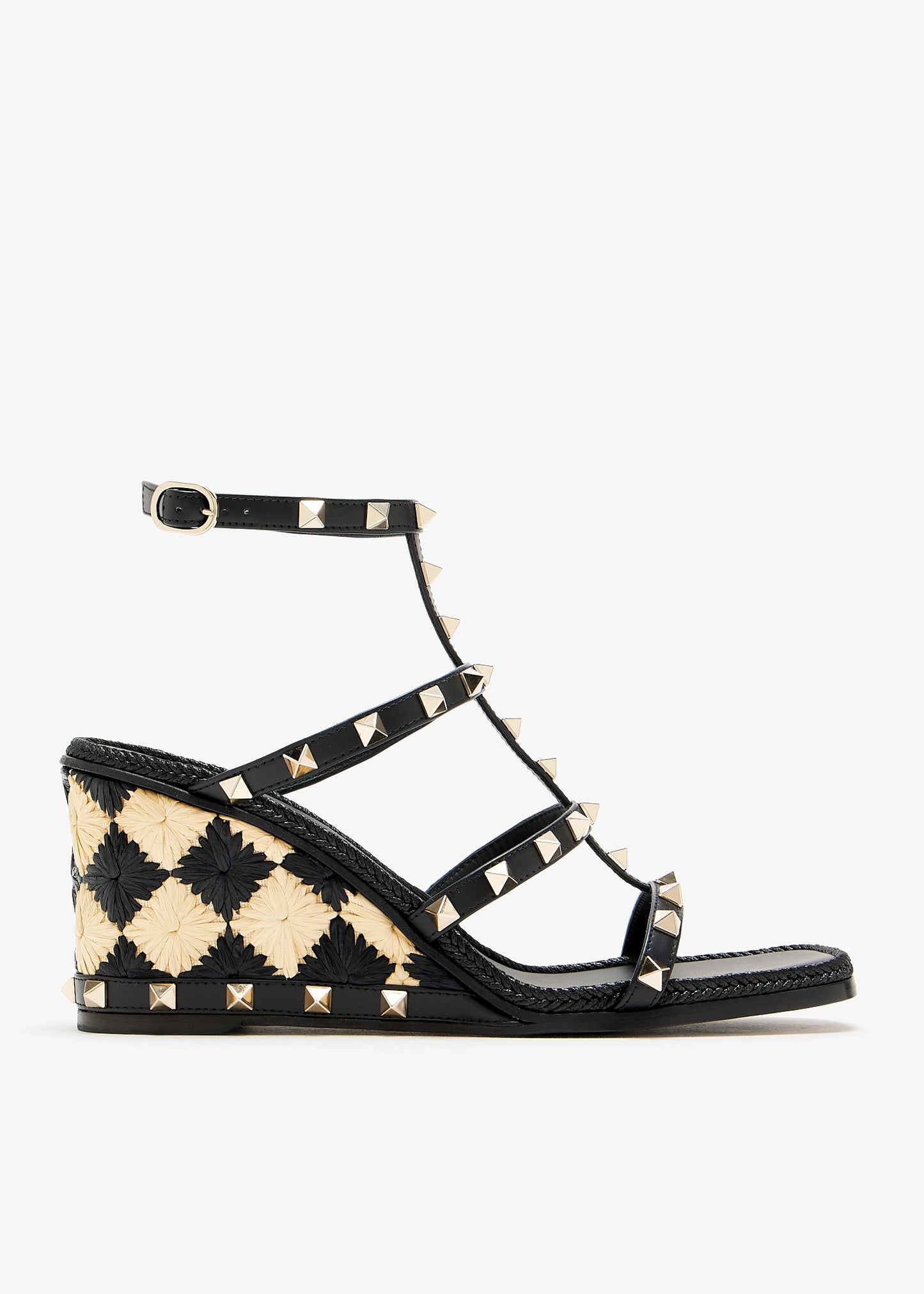 Rockstud wedge sandals