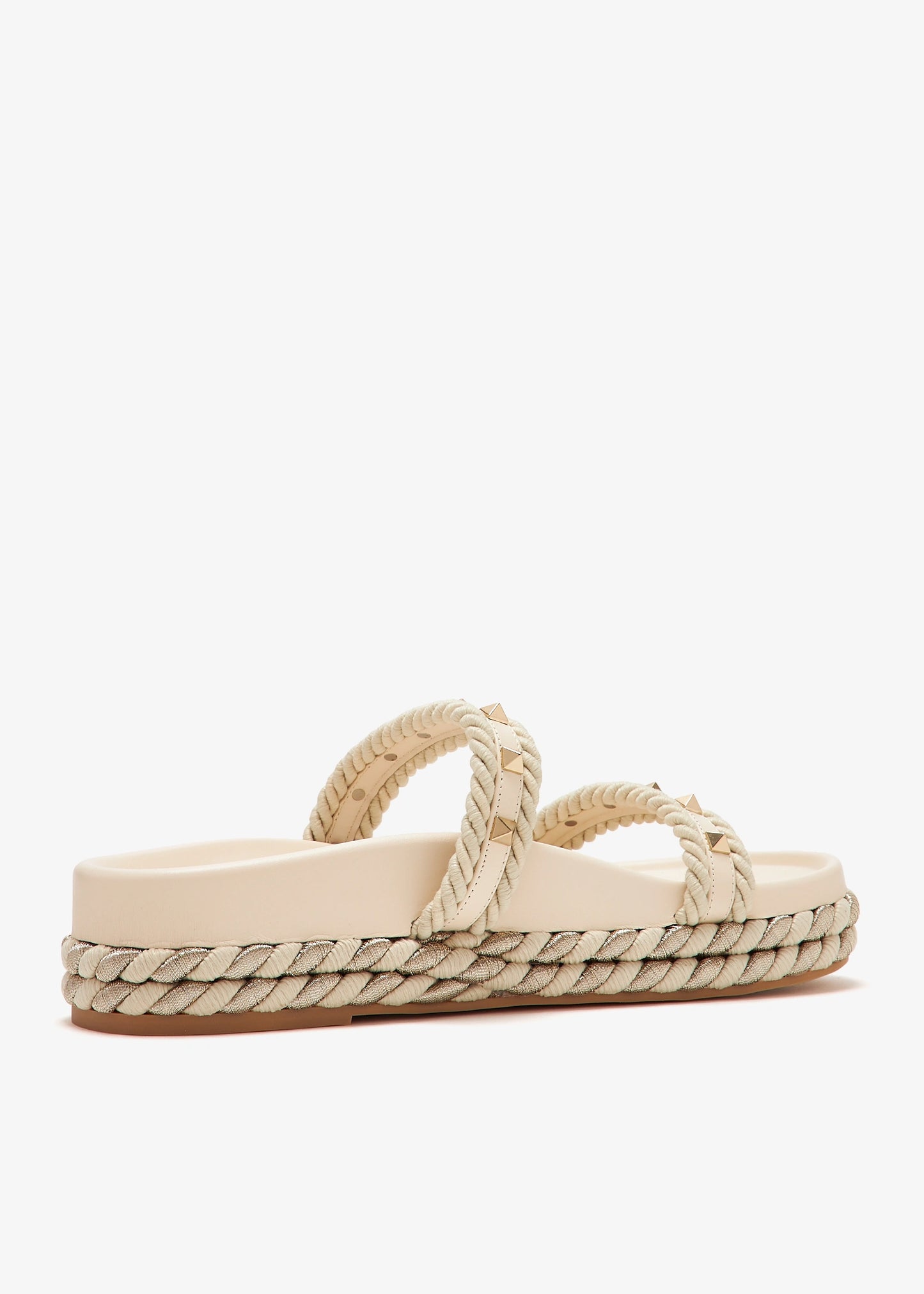Valentino Garavani Rockstud Torchon slide sandals