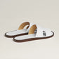 Beige Natura/Naturel - Bleu Minéral/Marron Ébène  Izmir sandal