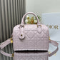 Quilted Dome-Shaped Handbag