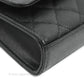 Chanel Top Handle Clutch with Chain Black Caviar Light Gold Hardware 23P