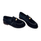 Black Chamoise Loafers