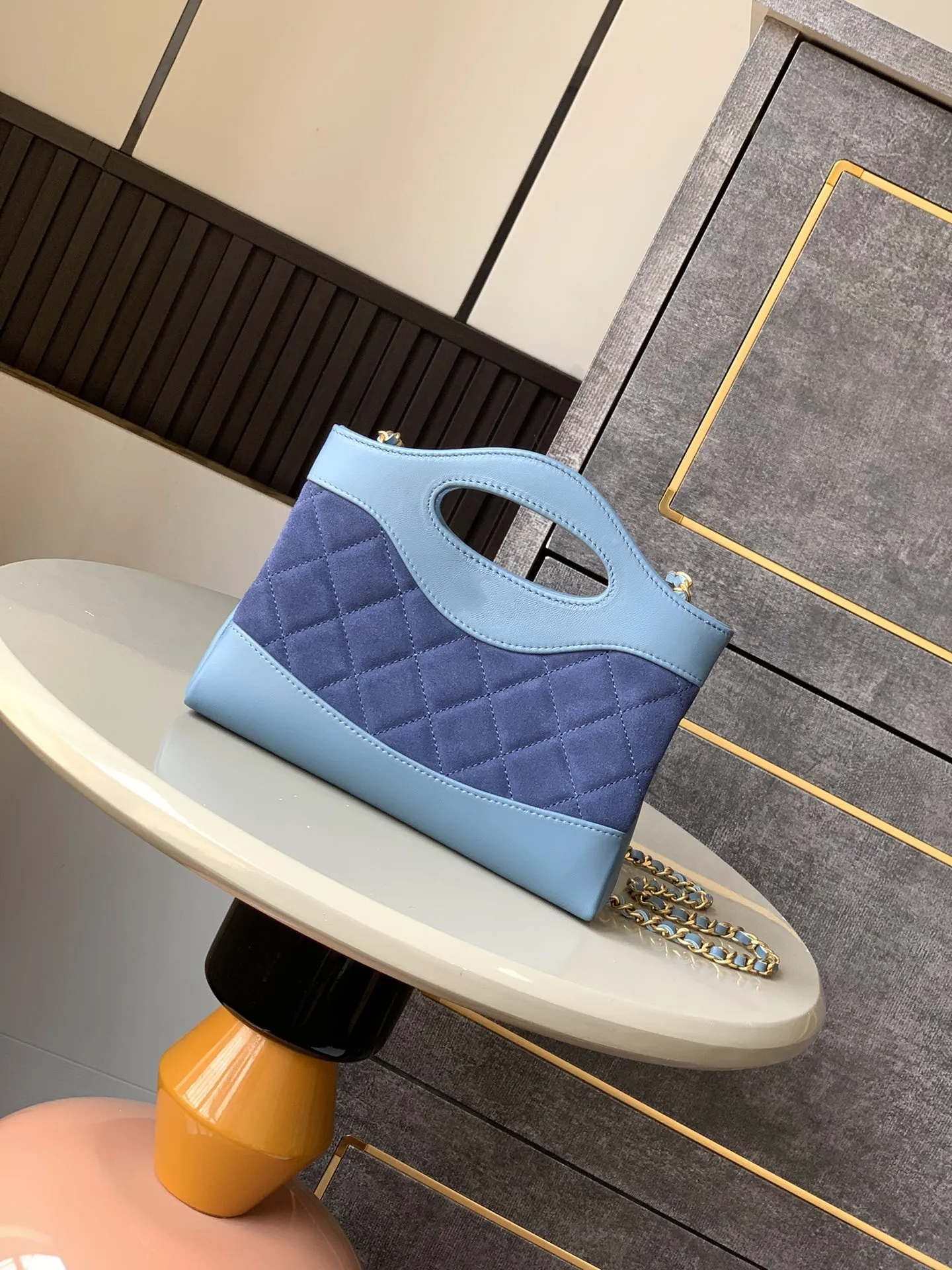 Chanel 24c Mini 31 Clutch With Chain Shiny Calfskin