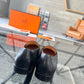 Black Leather Loafers