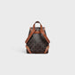 Mini Backpack Folco In Triomphe Canvas and Calfskin