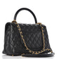 Chanel Caviar Quilted Coco Handle Small LGHW