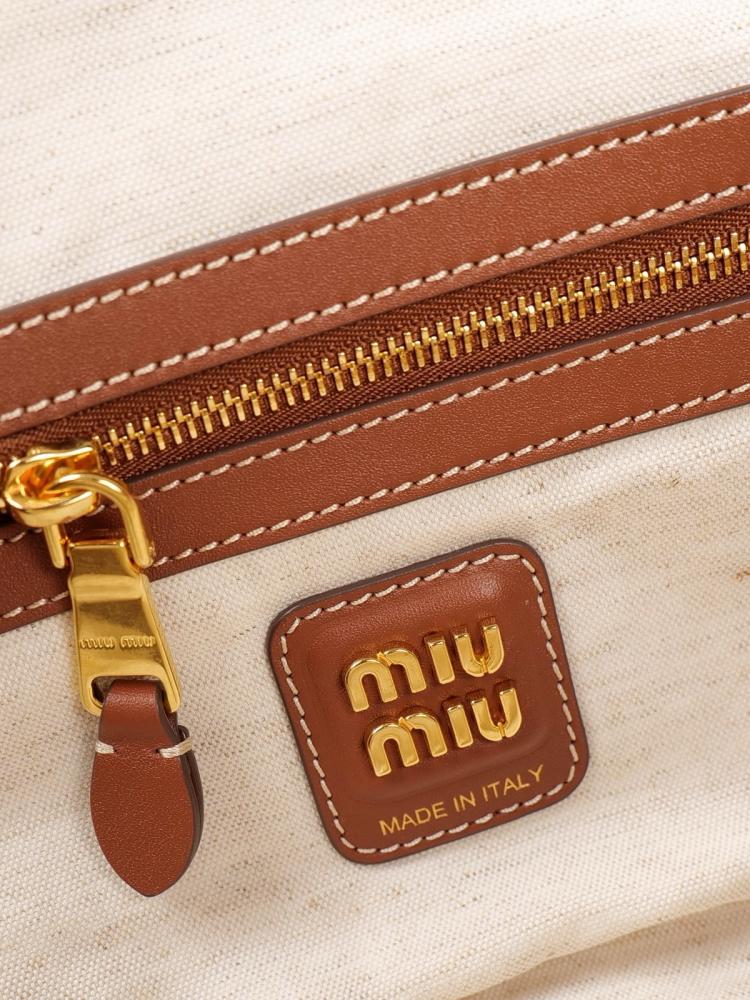 Beau bag in canva and leather