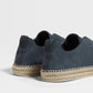 Dark Teal Blue - Dark Blue ZEGNA  Suede Triple Stitch™ Espadrilles