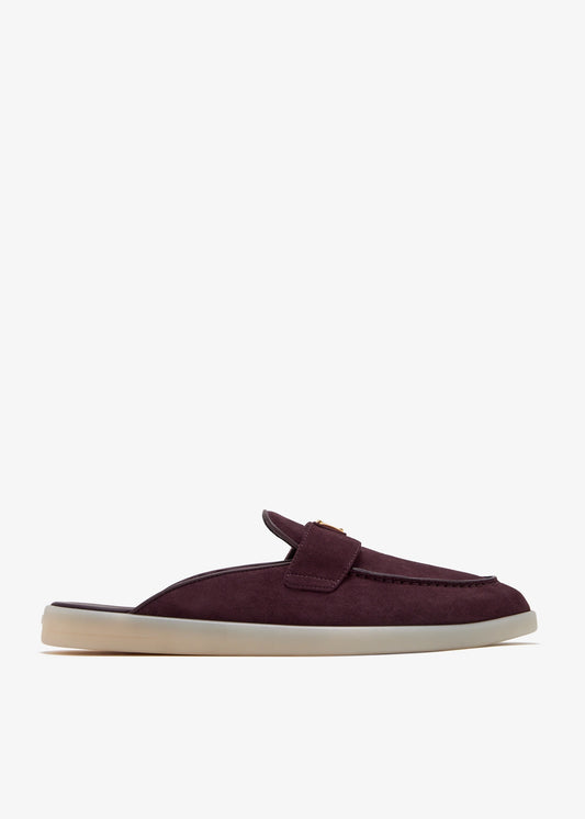 Suede Mules