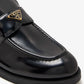 Brushed Leather Loafers