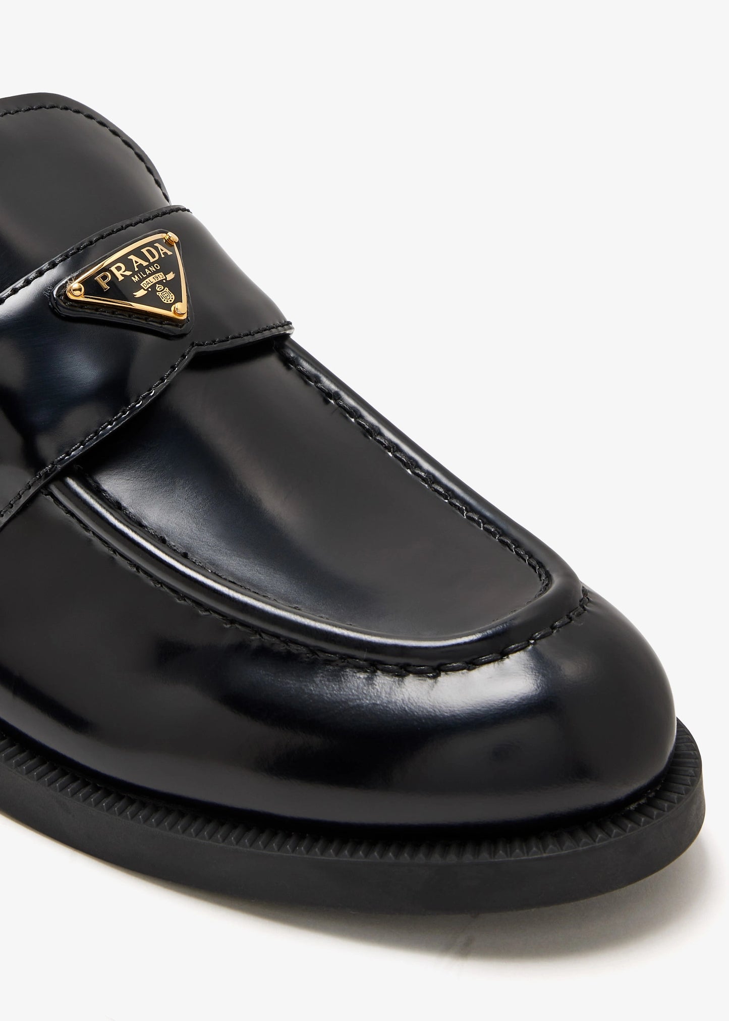 Brushed Leather Loafers
