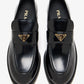 Brushed Leather Loafers