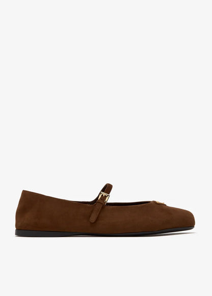 Suede Ballerinas