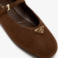 Suede Ballerinas