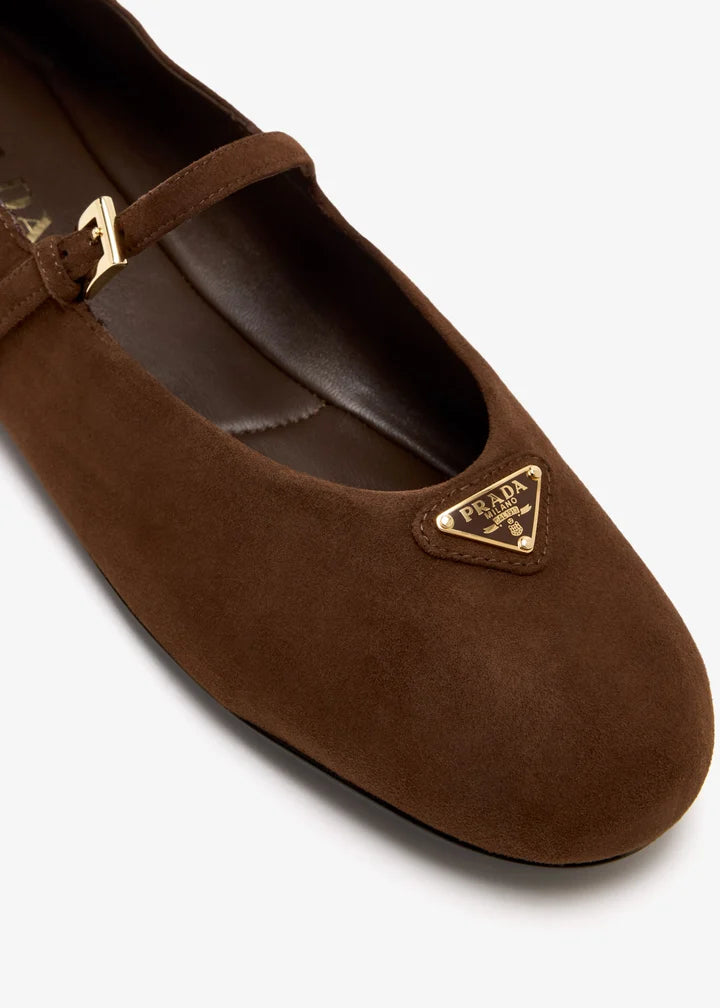 Suede Ballerinas