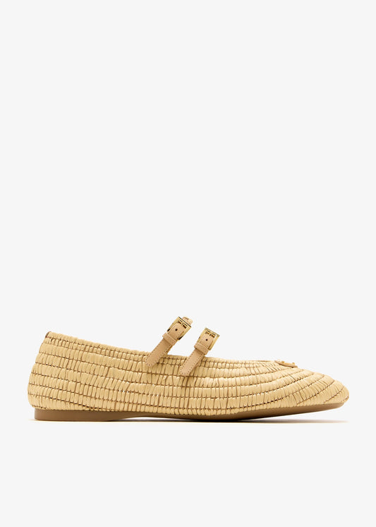 Crochet ballerinas