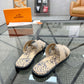 Beige Printed Sandals