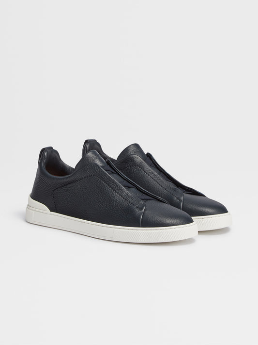 ZEGNA Off White Deerskin Triple Stitch™ Sneakers