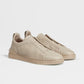 Off White - White  ZEGNA Deerskin Triple Stitch™ Sneakers