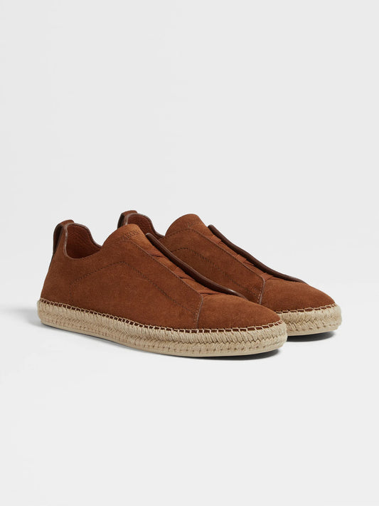 ZEGNA Foliage Suede Triple Stitch™ Espadrilles