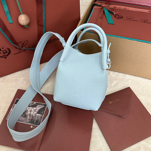 Compact Bucket-Style Crossbody Bag