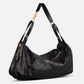 Large D-Journey Bag in Crinkled Calfskin