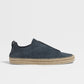 Dark Teal Blue - Dark Blue ZEGNA  Suede Triple Stitch™ Espadrilles