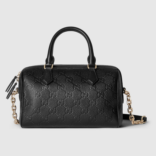 Gucci Emblem Medium Boston Bag