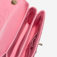 Pink Quilted Leather CC Trendy Flap