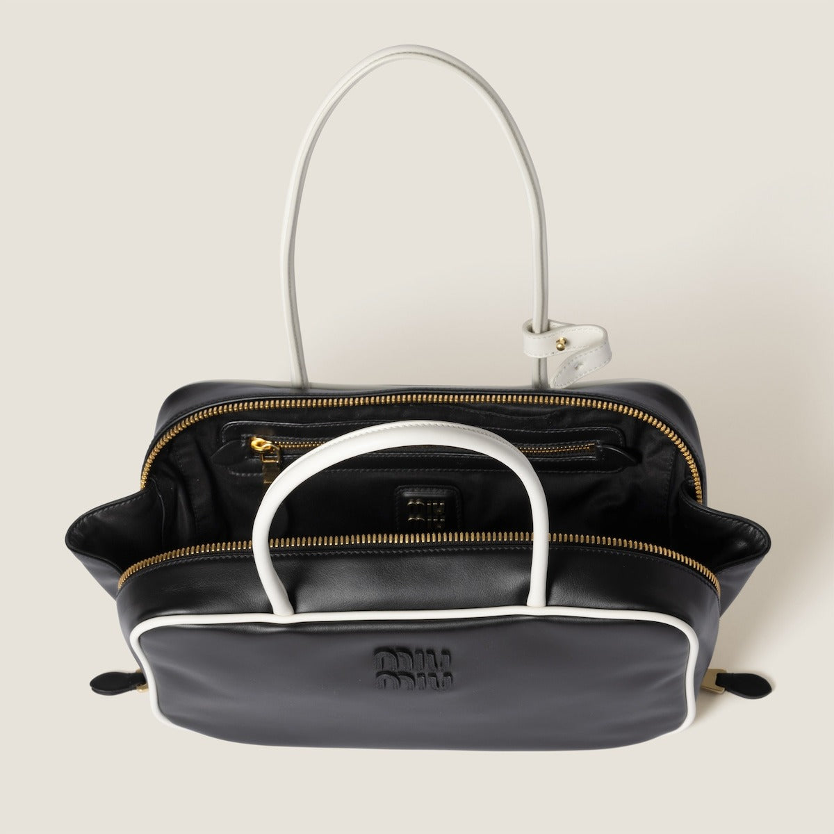 Miu Miu Beau Leather Bag – Elegant Boutique