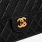 Chanel Black Quilted Lambskin Vintage Medium Classic Kelly