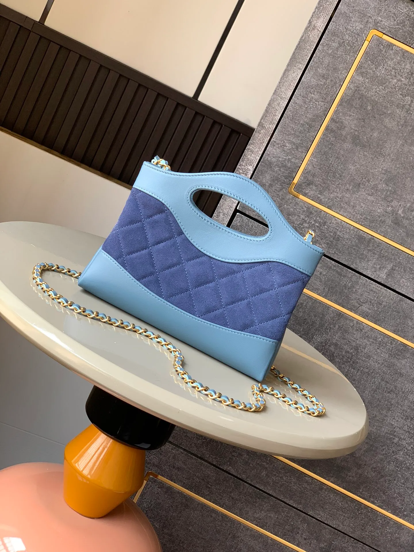 Chanel 24c Mini 31 Clutch With Chain Shiny Calfskin